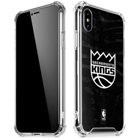 NBA Sacramento Kings Animal Print iPhone XS Max Clear Case